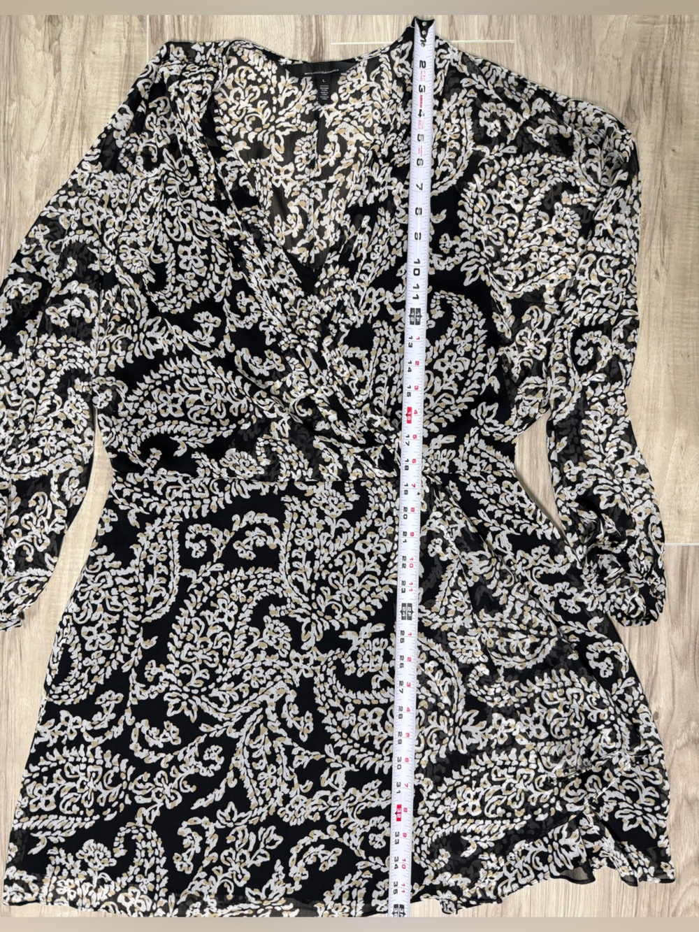 NWOT White House Black Market Dress with Paisley Print - Picture 11 of 14